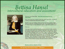 Tablet Screenshot of bettinahansel.com
